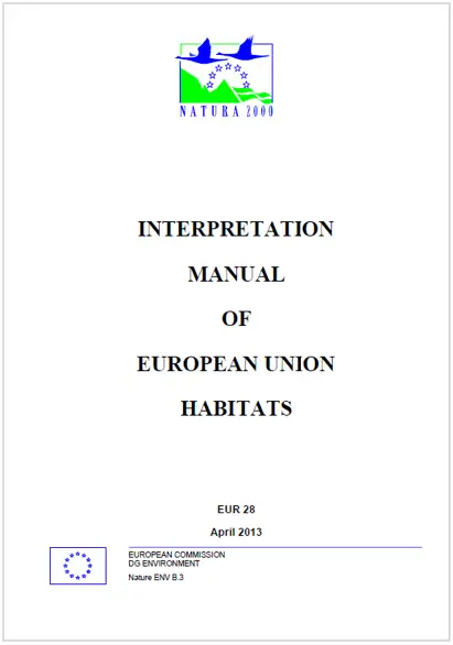 Interpretation Manual of European Union Habitats